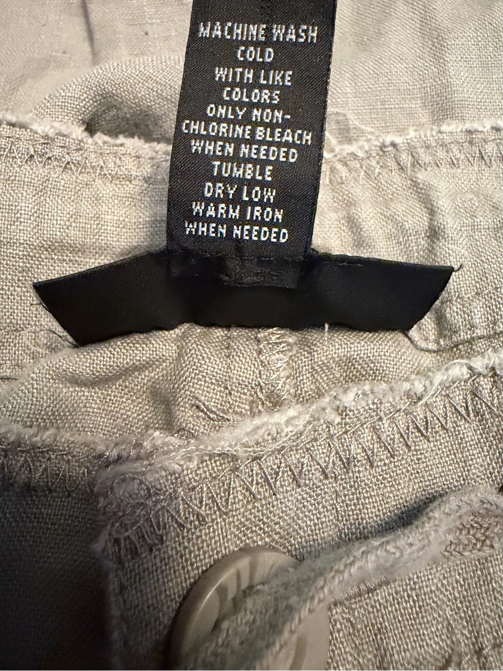 INC International Concepts Pre-loved Women’s Relaxed Drawstring Pants Gray 2P - Picture 7 of 7